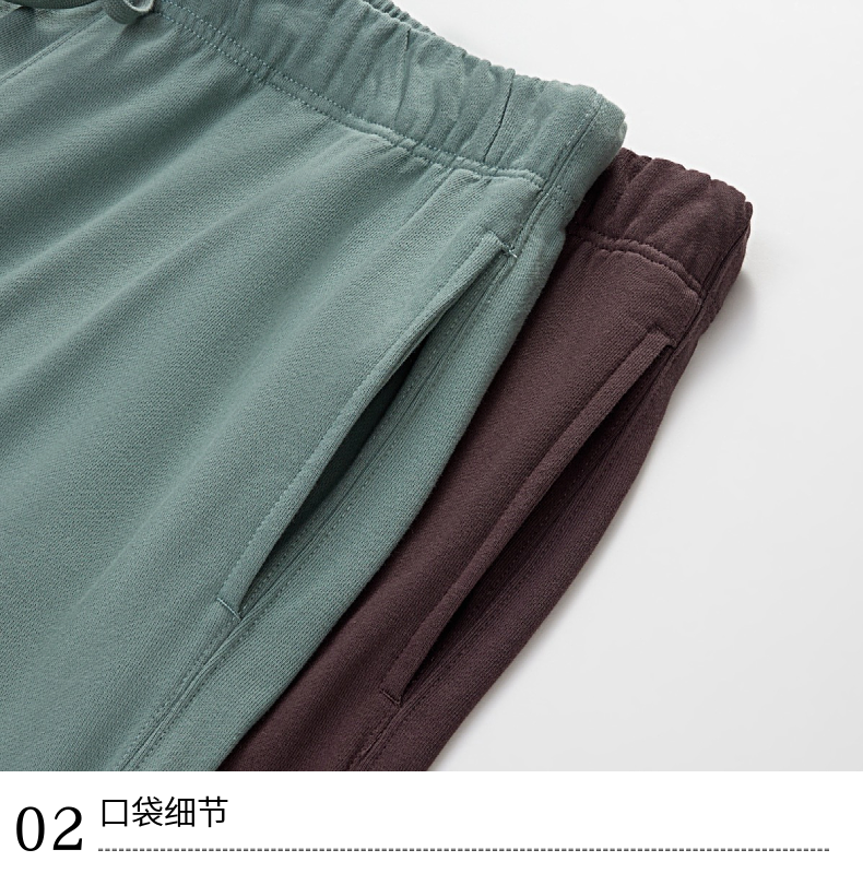 K8 330G new pure cotton terry sweatpants