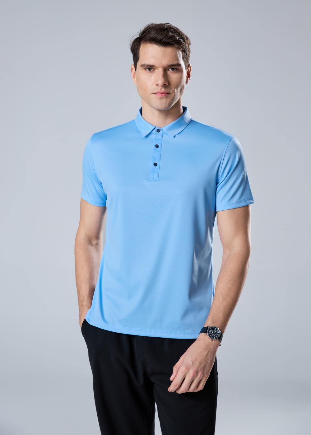 9012 Skin-feeling Nylon Solid Color POLO Shirt