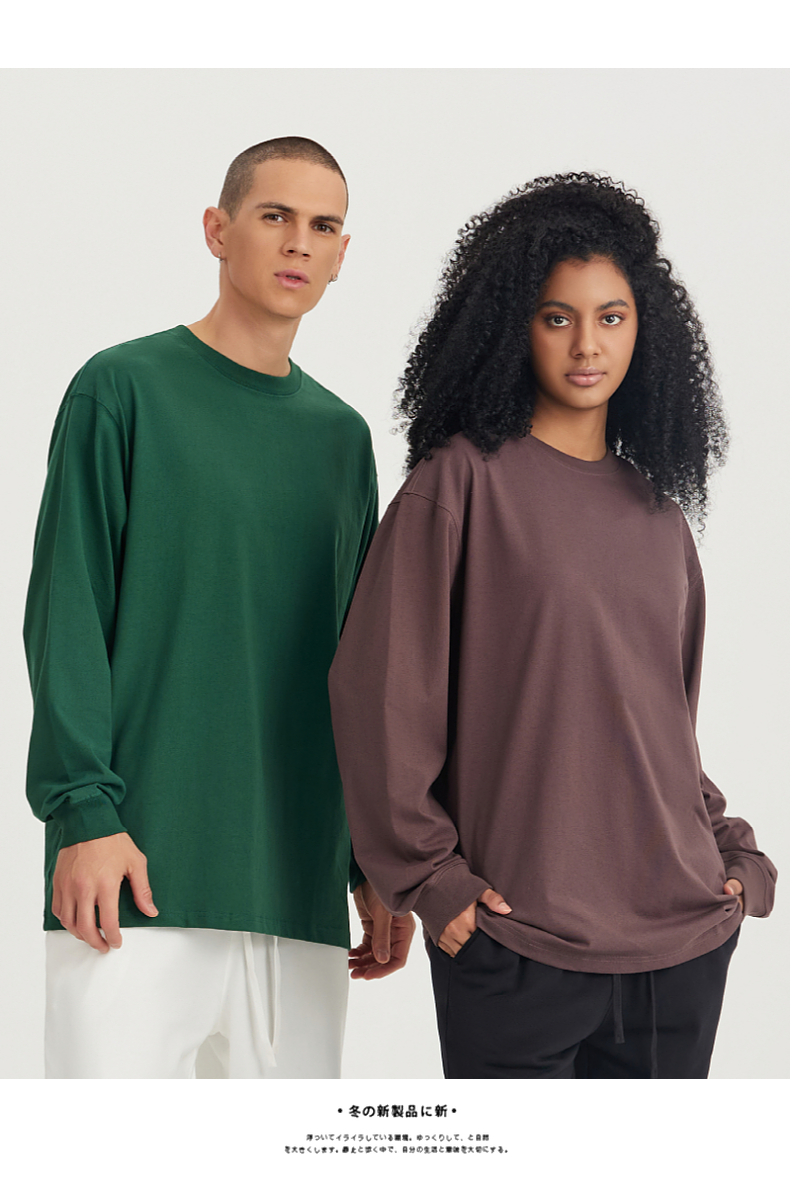 T023 Heavy 230g cotton long-sleeved T-shirt