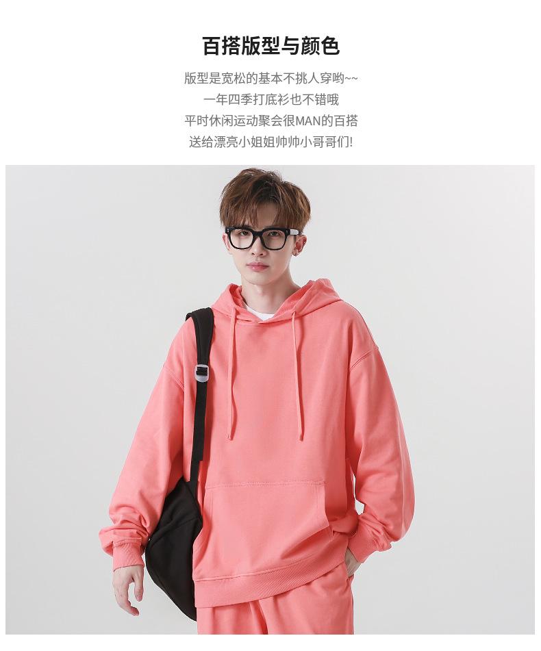 W1+W2+W3+K8 Set Round Neck Sweatshirt Hooded Sweatshirt YKK Zipper Cardigan Sweatpants Trendy Hoodie Sweatpants