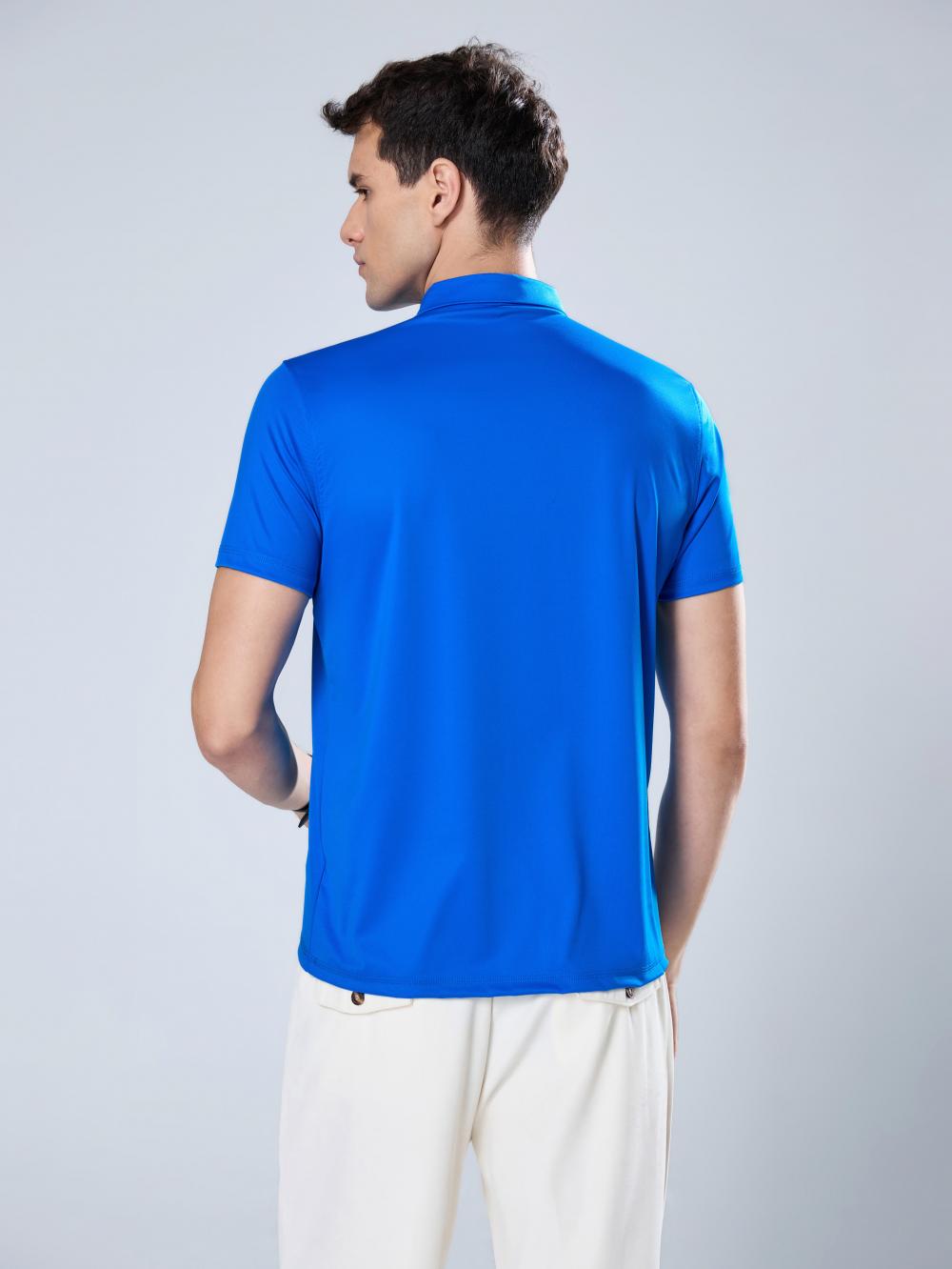 9012 Skin-feeling Nylon Solid Color POLO Shirt