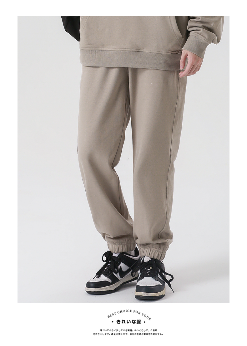 K8 330G new pure cotton terry sweatpants