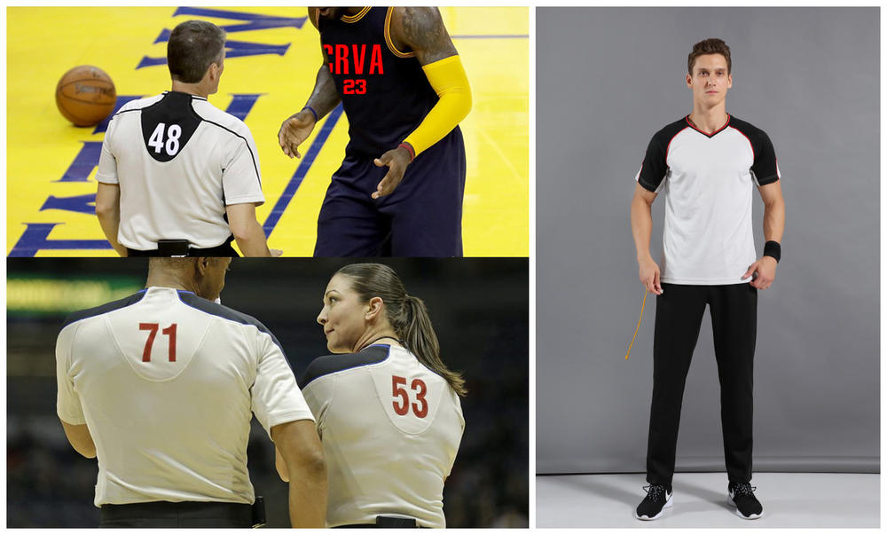 7110 dark grey shirt 8110 light grey shirt 8710 black pants referee uniform