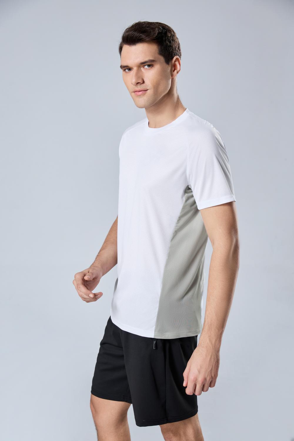 9005 Colorblock Ultralight Gingham Sports T-shirt