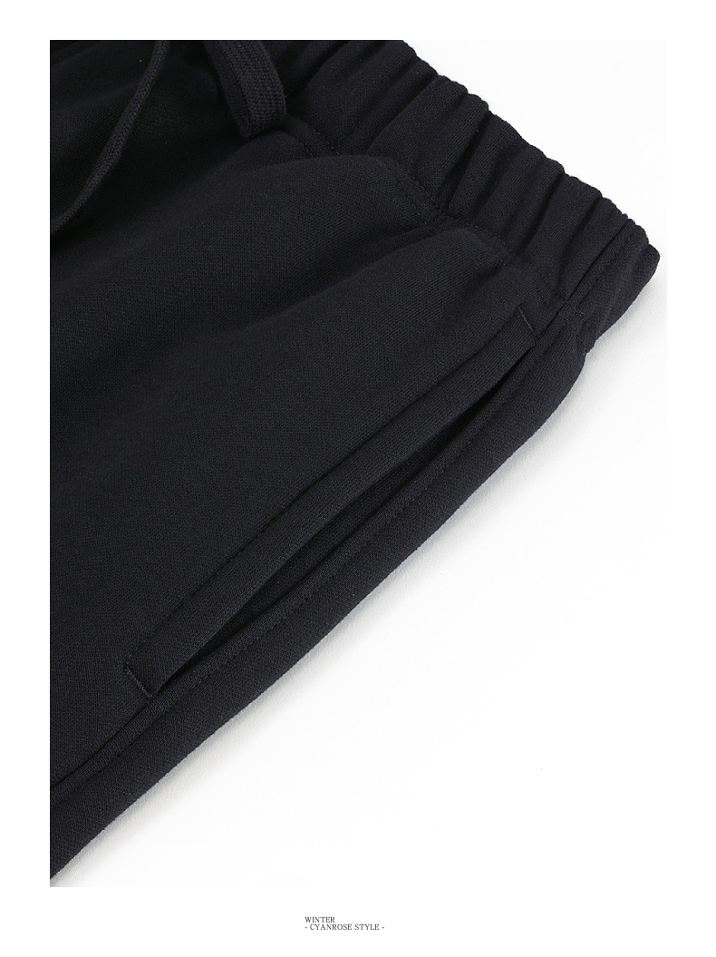 K505 405g fleece straight sweatpants