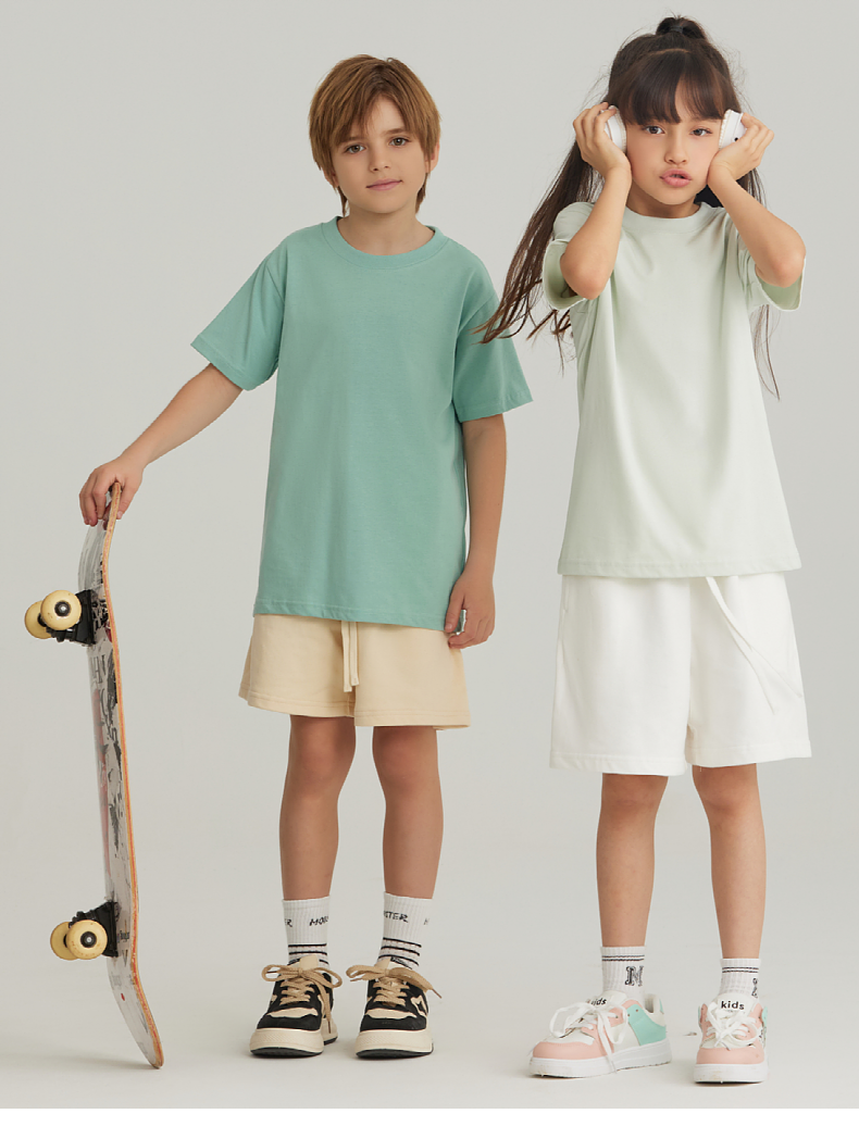 BT100+T020 205g summer cool parent-child family wear short sleeves