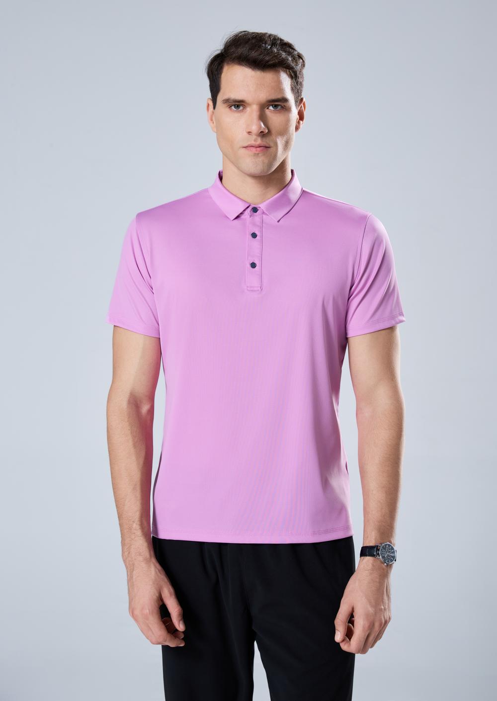 9012 Skin-feeling Nylon Solid Color POLO Shirt