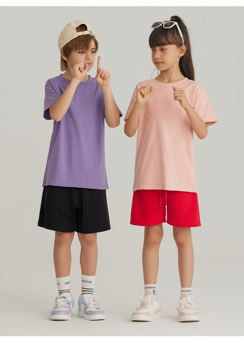 BT100+T020 205g summer cool parent-child family wear short sleeves