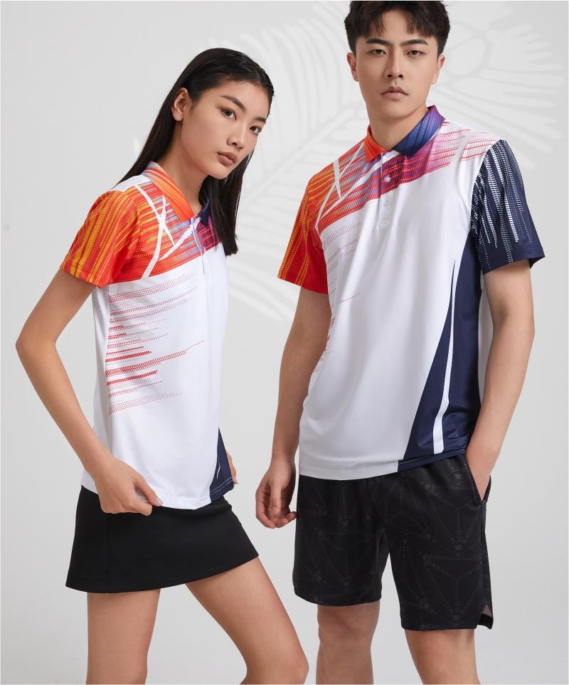 7901A men table tennis, badminton and volleyball tops, 7901B women and children clothing