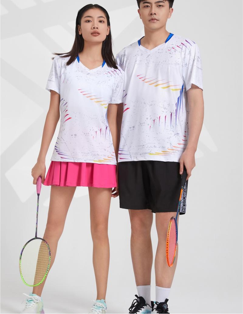 7905A men table tennis, badminton and volleyball tops, 7905B women and children clothing