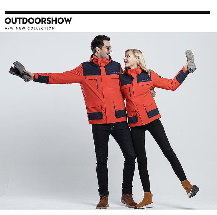 [2024 New Outdoor] 1903 Colorblock Couple Heat-sealed Jacket