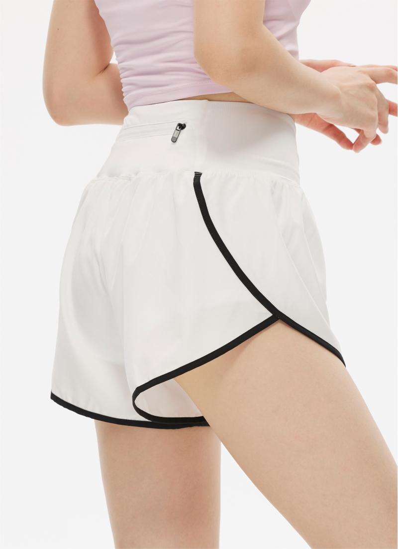 026# Women Double Layer Shorts Three Pants