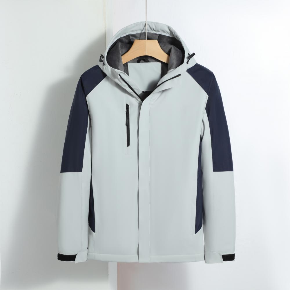 558 one-piece silver fox fleece jacket