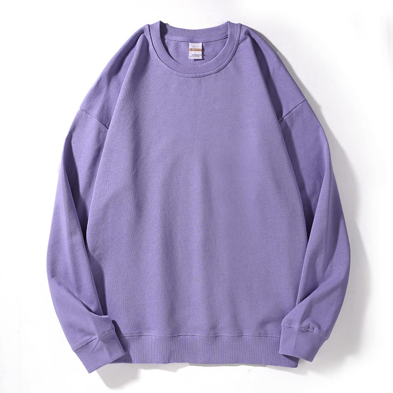 F-027#300g drop shoulder round neck sweatshirt