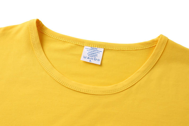 9100 Pull-on cotton round neck T-shirt, all colors