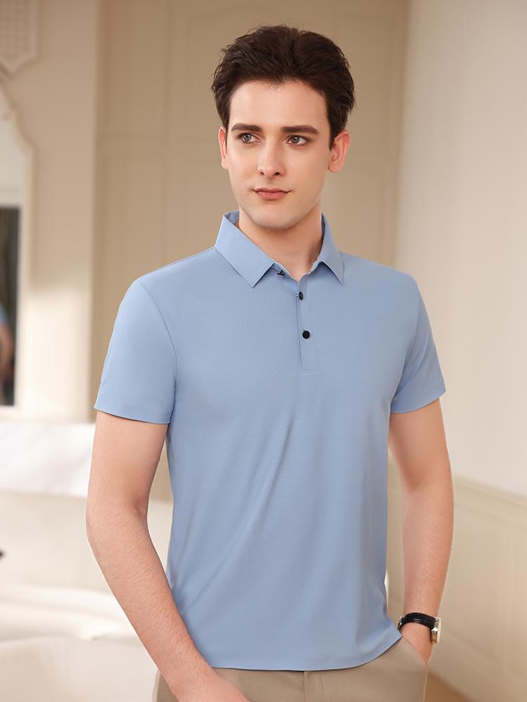 99200 Seamless Lapel Short Sleeve