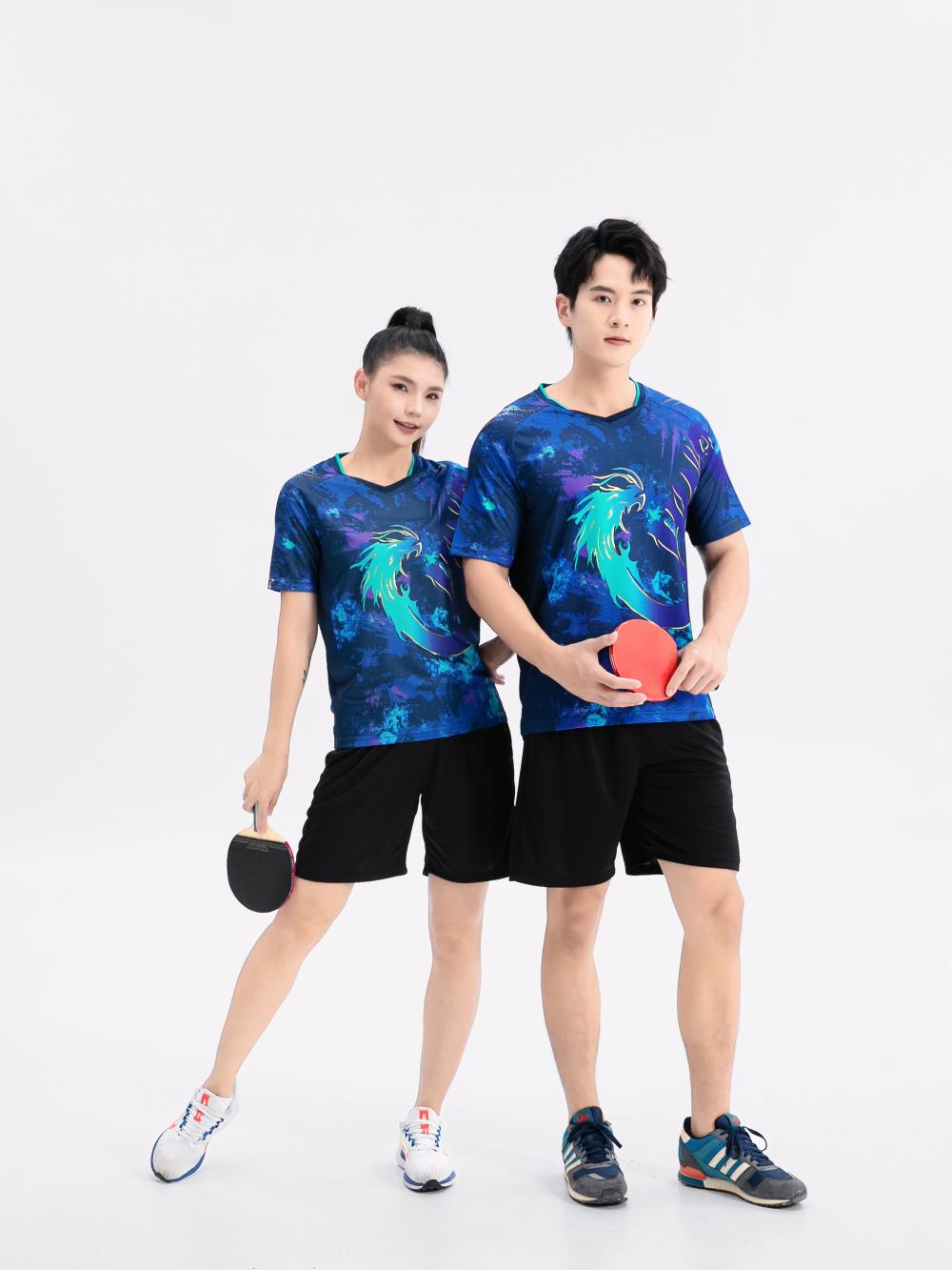 J-2027 Table tennis, badminton and volleyball tops, shorts, suits, Olympic Games uniforms