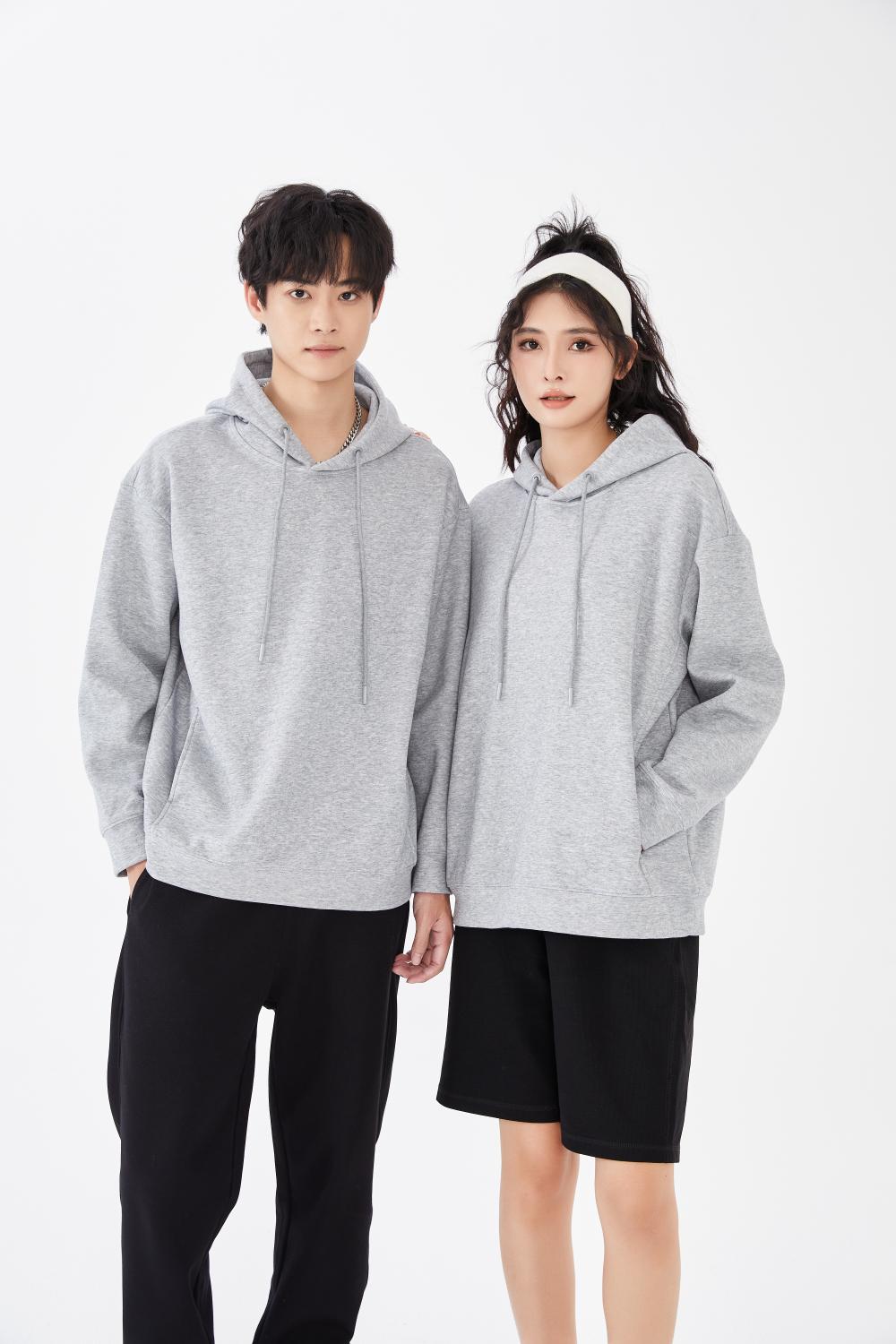 5168# Trendy brand drop shoulder pullover hoodie