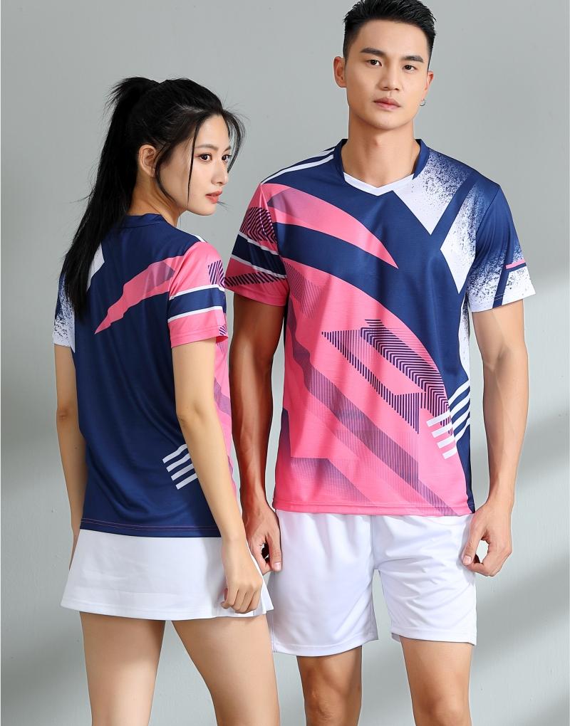 7506A men table tennis, badminton and volleyball tops, 7506B women and children clothing