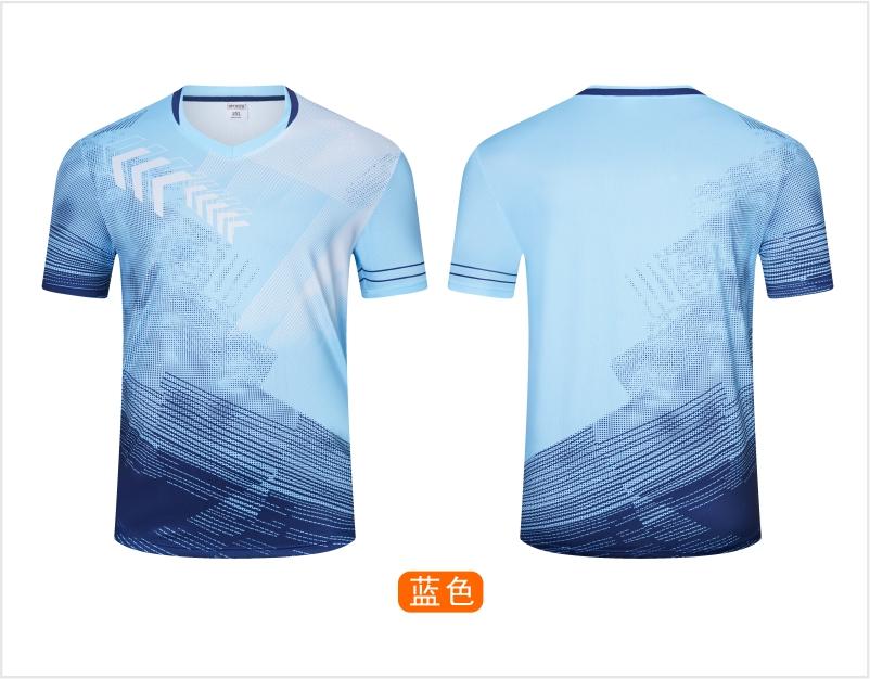 7907A men table tennis, badminton and volleyball tops, 7907B women and children clothing