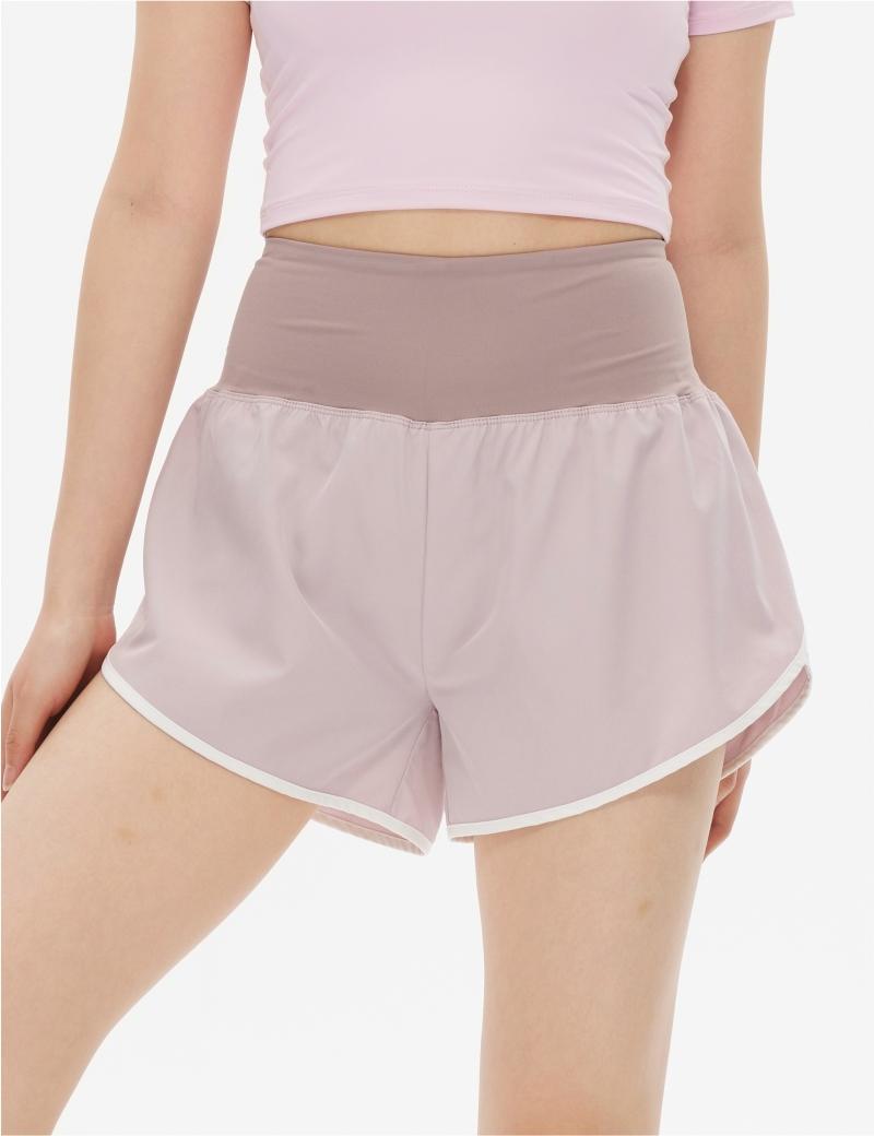 026# Women Double Layer Shorts Three Pants