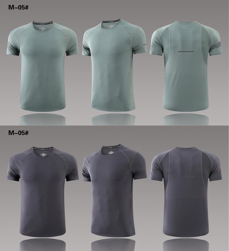 M-05# Short-sleeved fitness running T-shirt