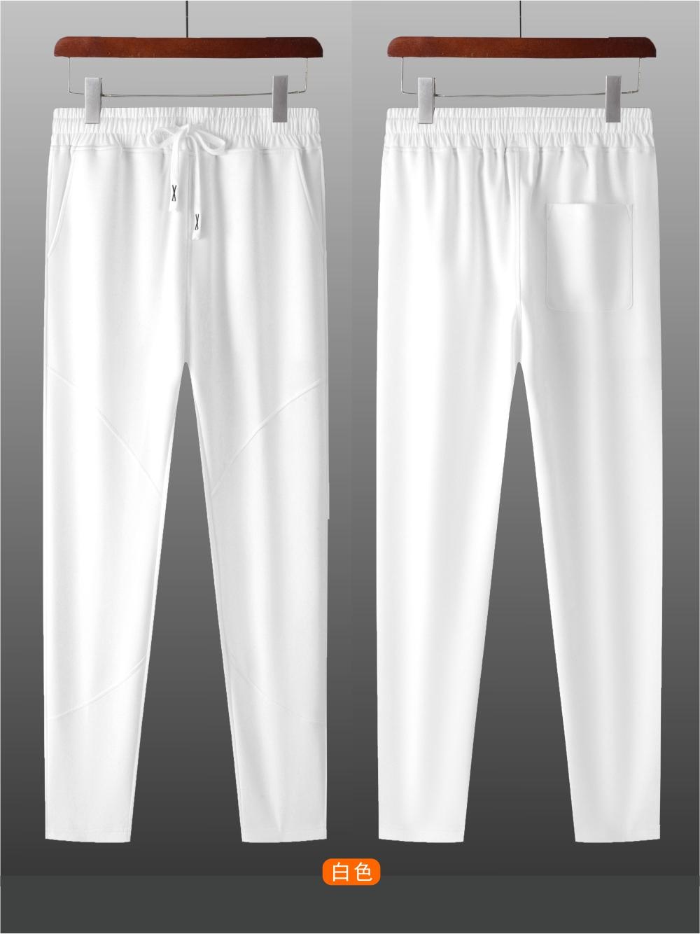 724173# 320g cotton straight trousers