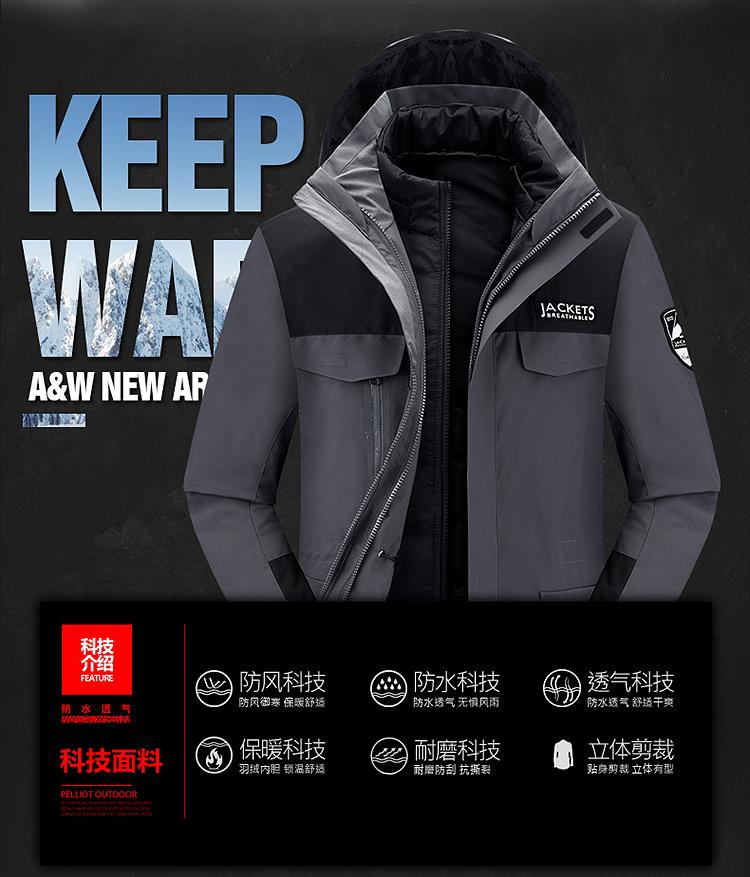 [2024 New Outdoor] 1903 Colorblock Couple Heat-sealed Jacket