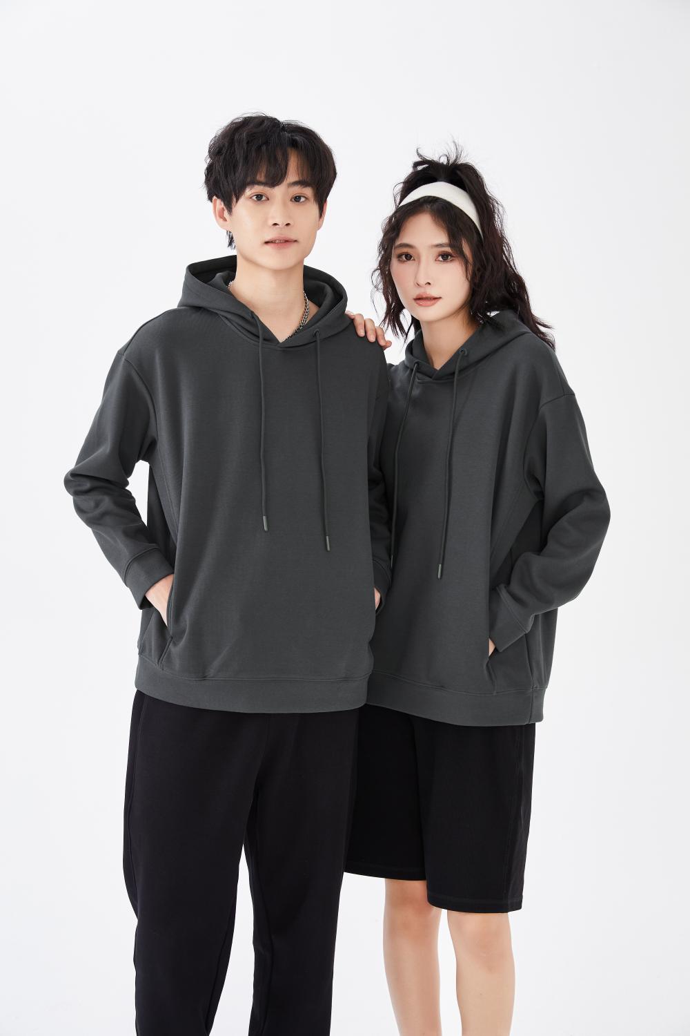 5168# Trendy brand drop shoulder pullover hoodie