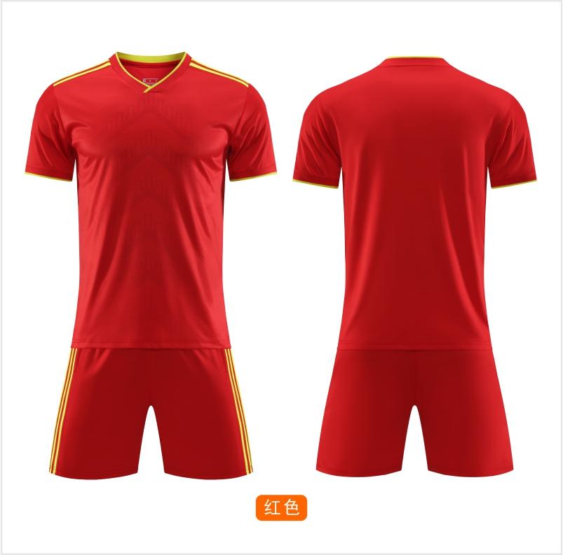 7106# Football suit set + children clothing