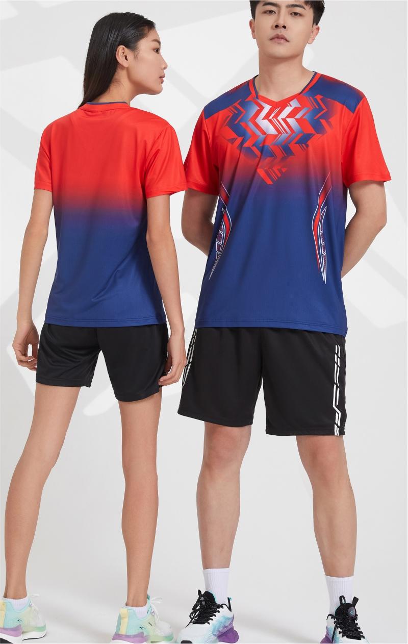 7906A men table tennis, badminton and volleyball tops, 7906B women and children clothing