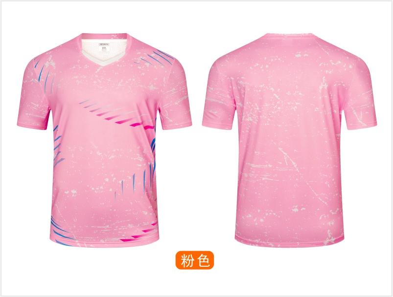 7905A men table tennis, badminton and volleyball tops, 7905B women and children clothing