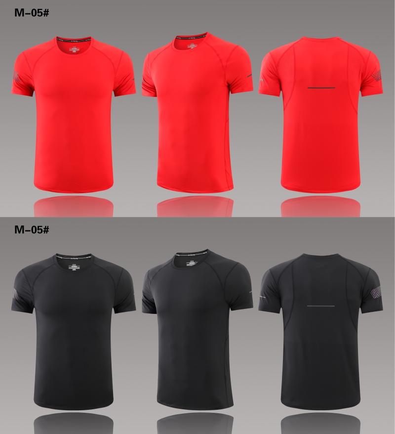 M-05# Short-sleeved fitness running T-shirt