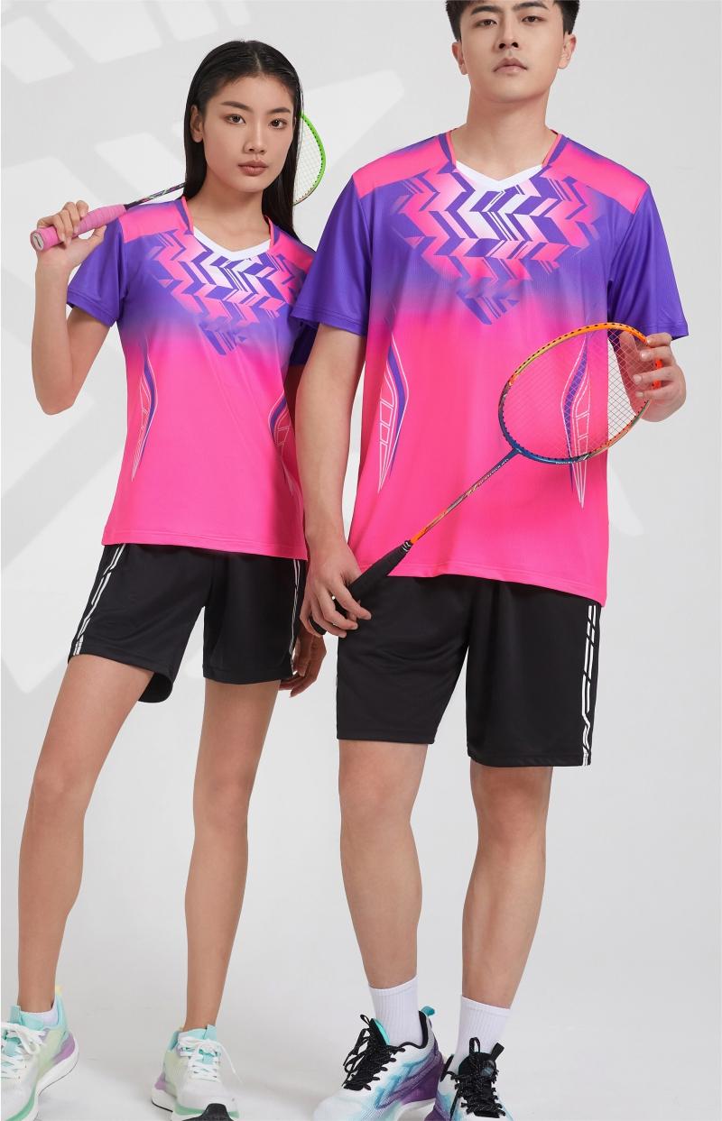 7906A men table tennis, badminton and volleyball tops, 7906B women and children clothing