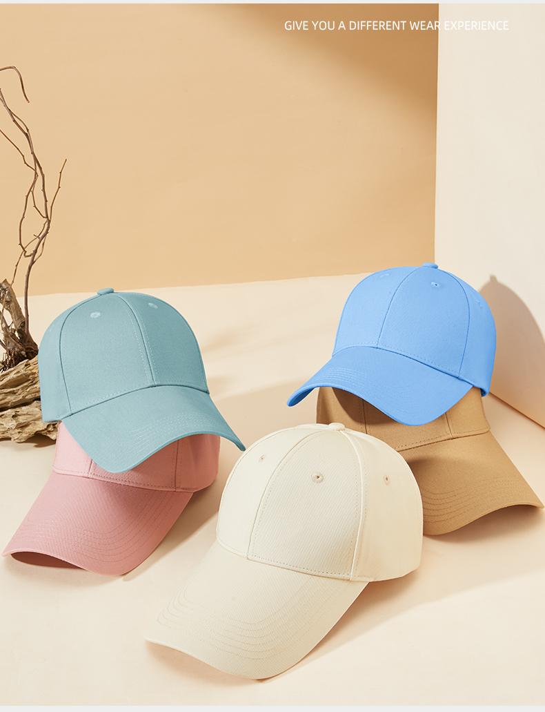 HZ164# High-end extended brim baseball cap