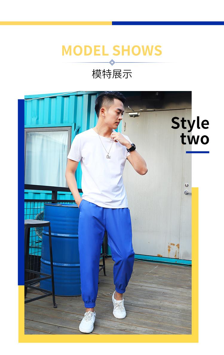 F1007 Middle school student sports uniform pants overalls student pants assault pants