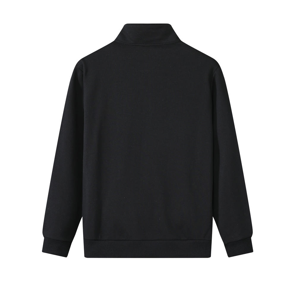 2021-460G super soft composite velvet zipper sweatshirt