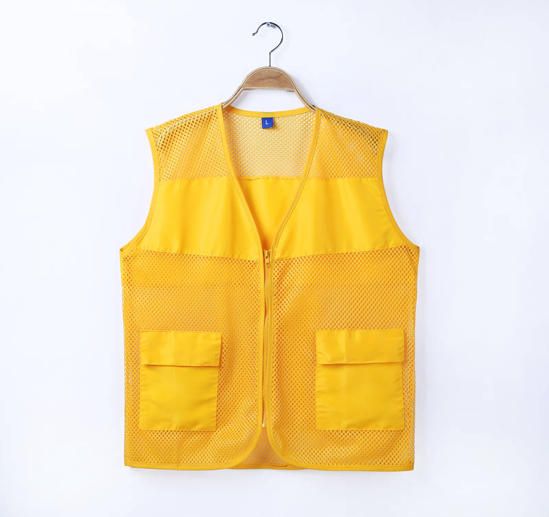 1805 peach fishing net vest with pockets