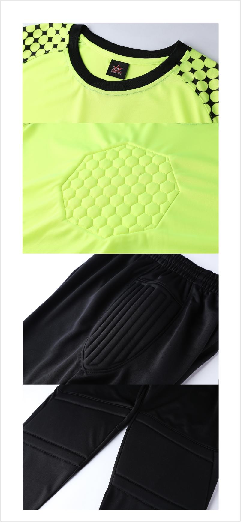 210# Football goalkeeper suit for adults and children