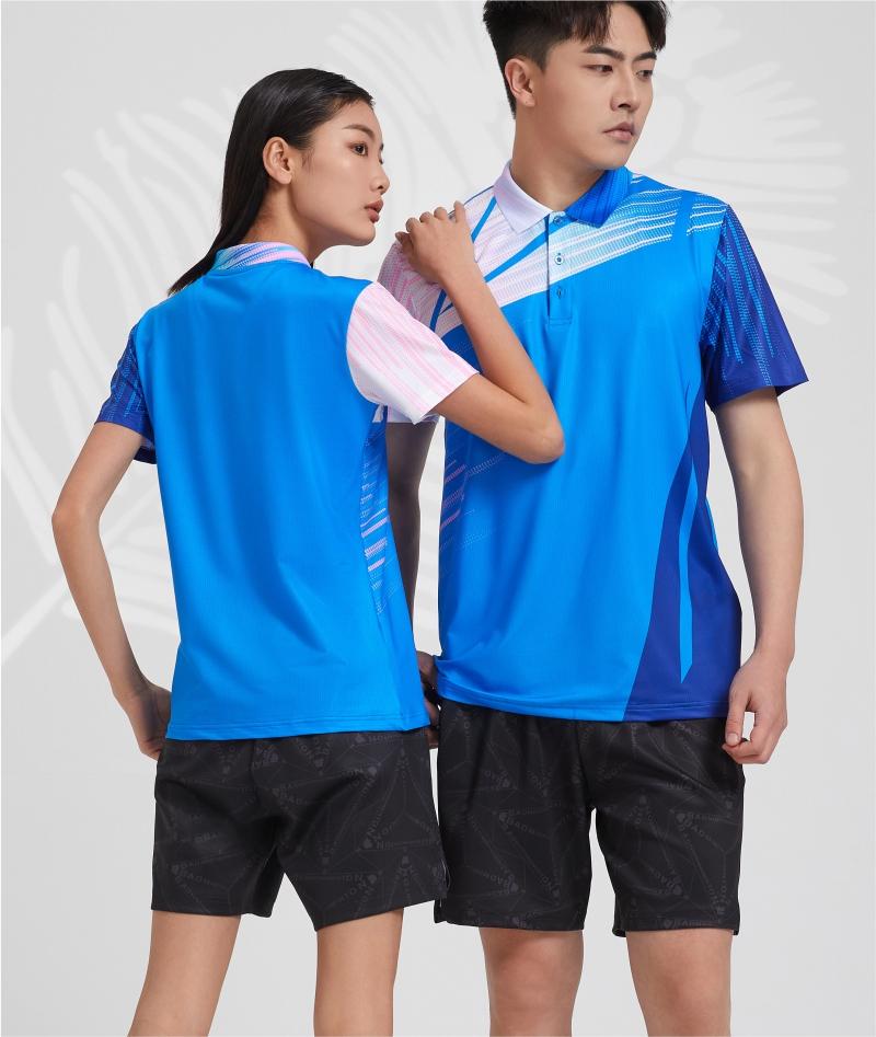 7901A men table tennis, badminton and volleyball tops, 7901B women and children clothing