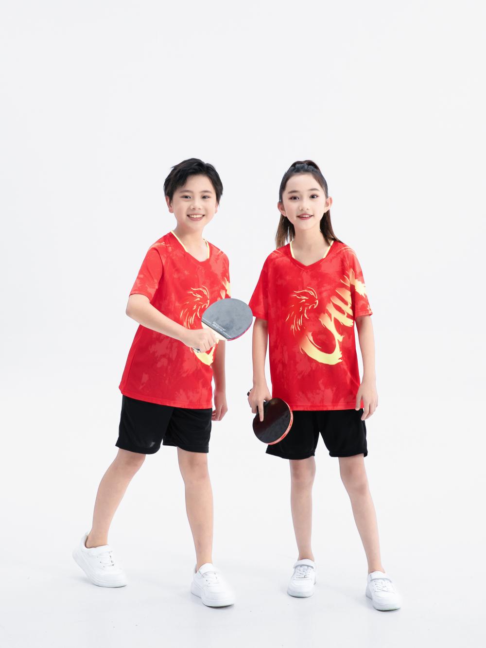 J-2027 Table tennis, badminton and volleyball tops, shorts, suits, Olympic Games uniforms