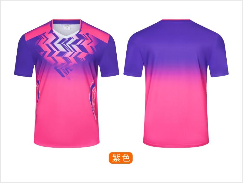 7906A men table tennis, badminton and volleyball tops, 7906B women and children clothing