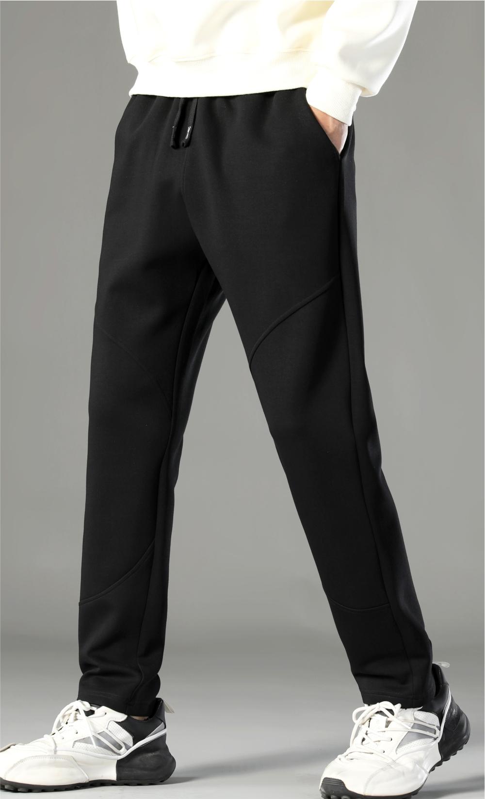 724173# 320g cotton straight trousers