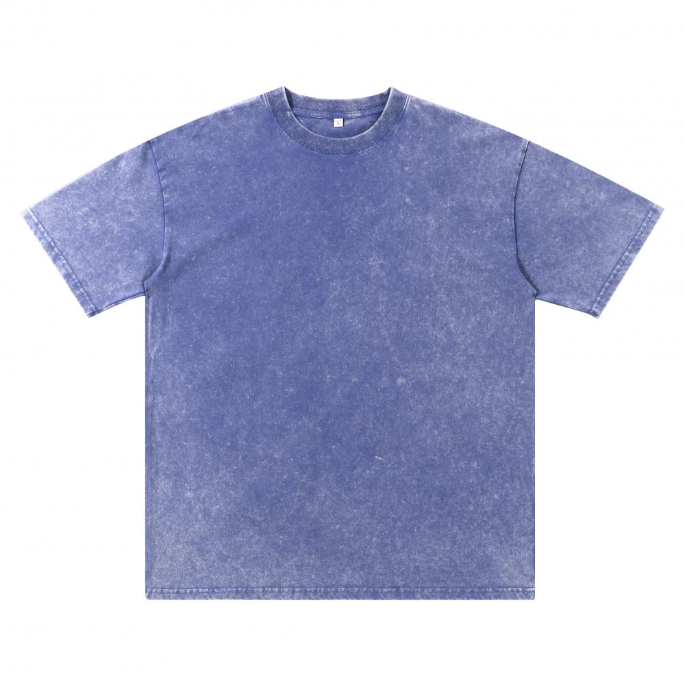 812#240g washed/washed short sleeves