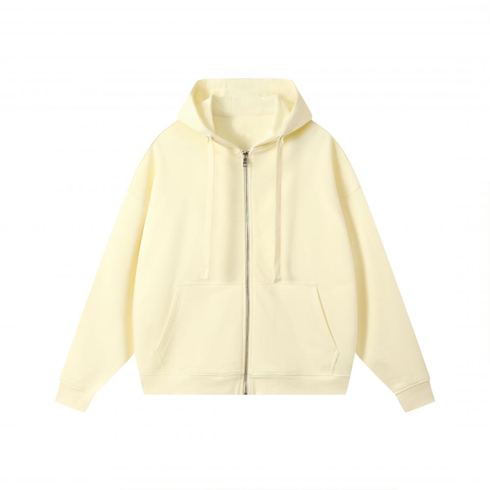 2318# Heavy National Trend Hooded Zipper/85% Cotton/380g