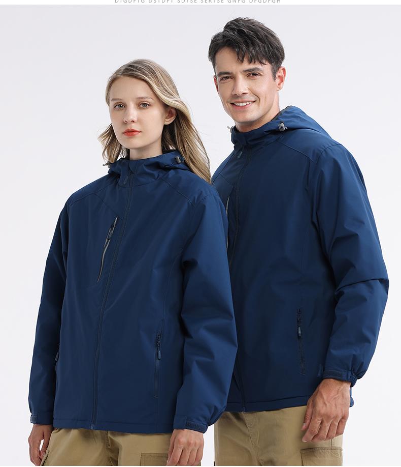 9D11 polar fleece solid color jacket