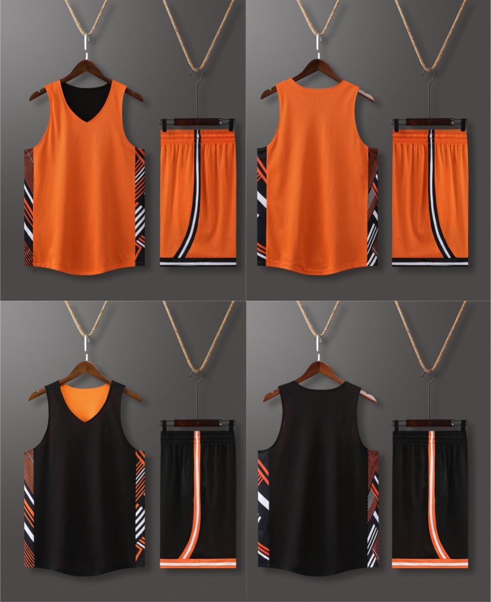 2026# American style double-sided basketball uniform