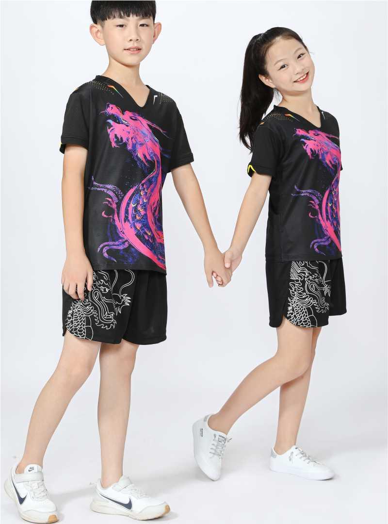 250# Men Clothing, 350# Women + Children Clothing Dragon Boat Clothing Table Tennis and Badminton Suit