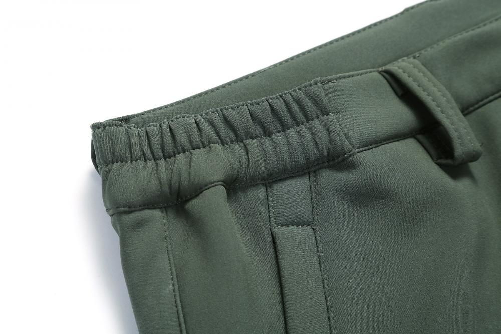 F1017 Soft Shell Plus Velvet Windproof Waterproof Warm Combat Pants Unisex