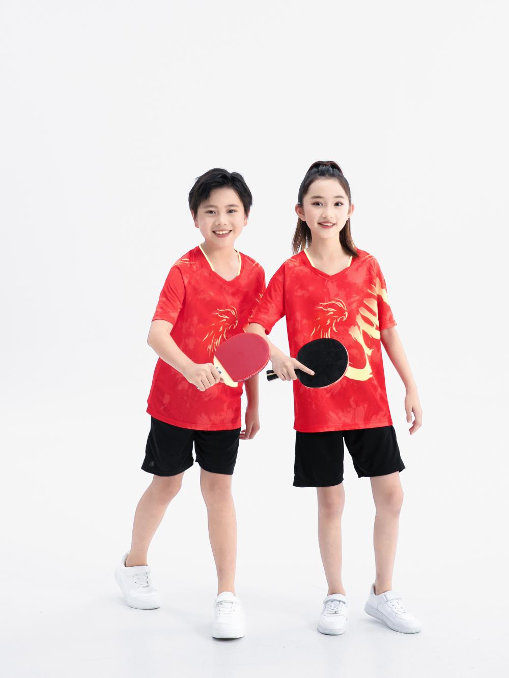 J-2027 Table tennis, badminton and volleyball tops, shorts, suits, Olympic Games uniforms